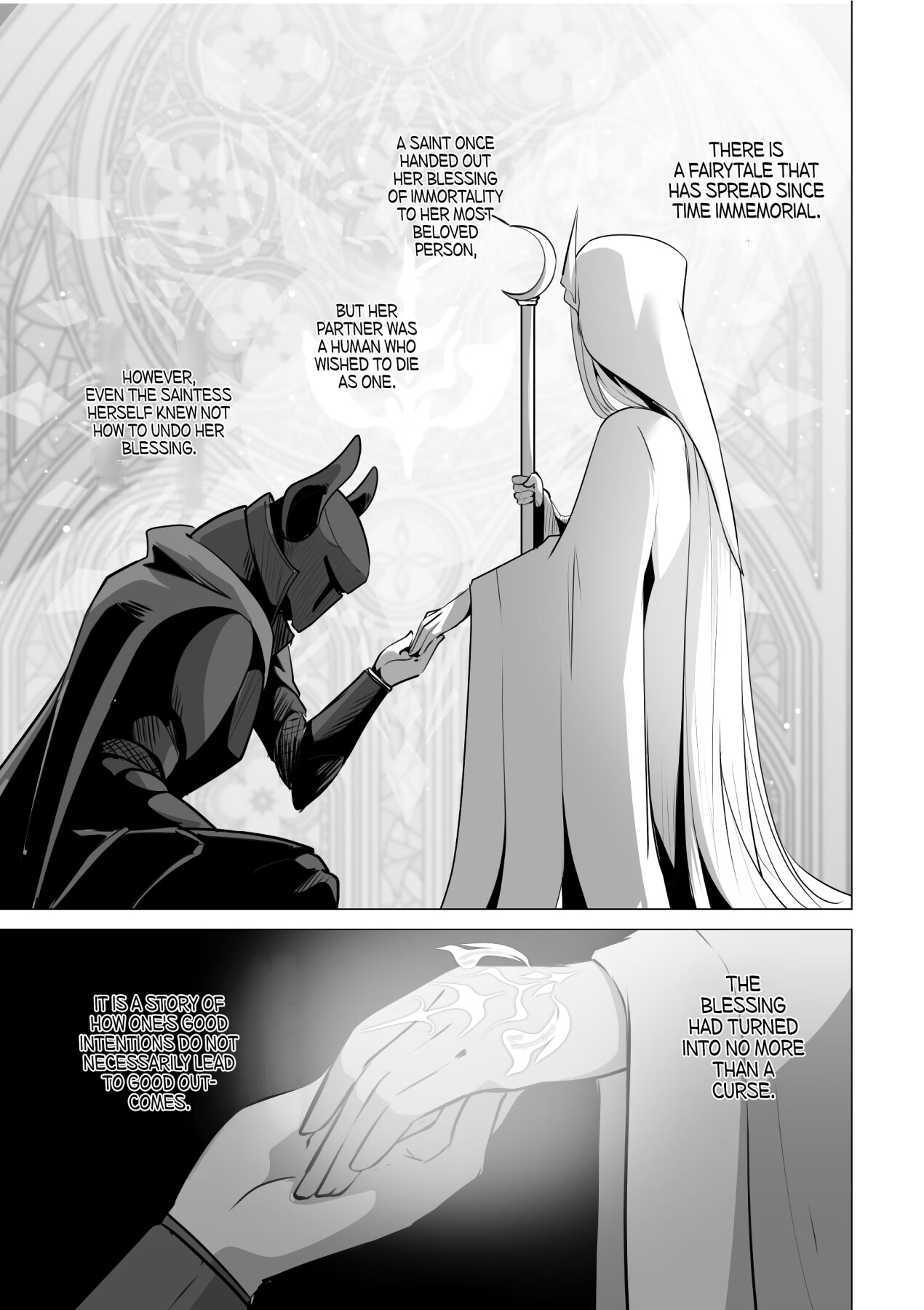 Hentai Manga Comic-The Saintess' Weakness-Read-3